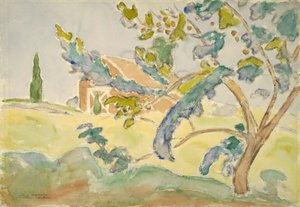 Arbre et grange